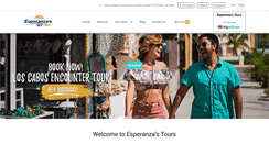 Desktop Screenshot of esperanzastours.com